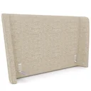 Ver mais imagens de Cabeceira Cama Box Queen 160cm Nilo P05 Linho Bege Escuro - Lyam Decor