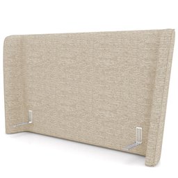 Cabeceira Cama Box Queen 160cm Nilo P05 Linho Bege Escuro - Lyam Decor - 5 Cabeceira Cama Box Queen 160cm Nilo P05 Linho Bege Escuro - Lyam Decor - 5