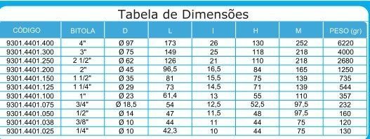 Registro Esfera Monobloco 2.1/2" - 7