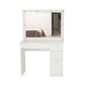 Ver imagem 2 de Penteadeira Ditália com Tampo Ce Vidro + Kit Luz Pe-120 Branca