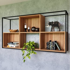 Prateleira Industrial com Nichos Grande
