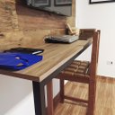 Ver imagem 6 de Mesa Industrial com Rodinhas Hub com 176cm