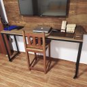 Ver mais imagens de Mesa Industrial com Rodinhas Hub com 176cm