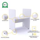 Ver imagem 3 de BAIA P/ ATENDIMENTO SIMPLES INICIAL PANDIN MAXXI - BRANCO EASI07