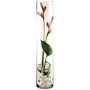 Ver imagem 2 de Vaso Cilíndrico de Vidro 14x60cm para Arranjos Florais em Eventos e Decoração