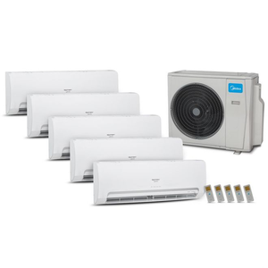 Ar Condicionado Multisplit Hw Inverter 42.000 Btu (2x Evap 9.000 + 3x Evap 12.000) Quente Frio 220v