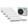 Ar Condicionado Multisplit Hw Inverter 42.000 Btu (2x Evap 9.000 + 3x Evap 12.000) Quente Frio 220v - 1