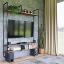 Ver imagem 1 de Estante para Tv Industrial de Parede Urban com 150cm