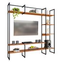 Ver imagem 2 de Estante para Tv Industrial Urban com 200cm