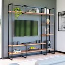 Ver imagem 1 de Estante para Tv Industrial Urban com 200cm