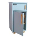 Ver imagem 3 de Geladeira Infantil Azul de Madeira Fabrink Cozinha Criativa