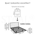Ver imagem 2 de Cama Flutuante Casal com Cabeceira e Luz de Led 110V
