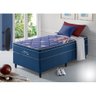 Cama Box Solteiro Azul + Colchão Molas Superlastic Austin Azul - 6