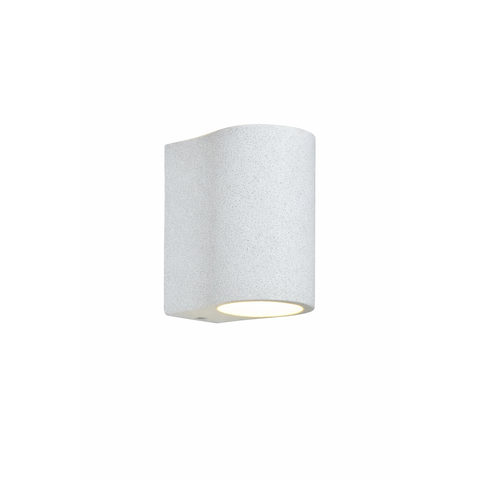 Arandela Decorativa em Concreto Branco – Soquete G9 | Design Clean e Compacto