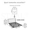 Cama Flutuante King com Cabeceira - 3