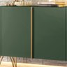Buffet Decorativo Sala de Estar Bambino Mdp/mdf Pés em Aço Verde Pistache G26 - Gran Belo - 6