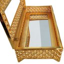Ver imagem 7 de Porta Guardanapos Dourado - 7x23x11cm