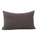 Ver imagem 1 de Almofada de Tricot Cinza Retangular:Completa