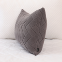 Ver imagem 3 de Almofada de Tricot Cinza Retangular:Completa
