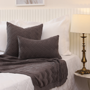 Ver imagem 4 de Almofada de Tricot Cinza Retangular:Completa