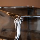 Ver imagem 3 de Vaso de Vidro Estilo Murano Fumê 28cm Od0166 Btc