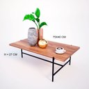 Ver imagem 3 de Mesa Clean de Centro Retangular de Aço e Madeira