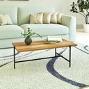 Ver imagem 1 de Mesa Clean de Centro Retangular de Aço e Madeira