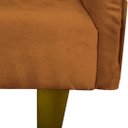 Ver imagem 2 de Caminha Pet Luxo Divâ Tecido Veludo Divini Decor:terracota