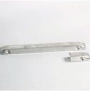 Ver imagem 3 de Guia Tipo Canoa 145mm Alumínio com Parafusos e Buchas