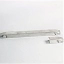 Ver imagem 3 de Guia Tipo Canoa 145mm Alumínio com Parafusos e Buchas