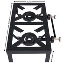 Ver imagem 3 de Fogareiro Rústico Mor - 2 Bocas