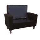 Ver imagem 2 de Recamier Baú Félix 120cm Suede Marrom - Dominic Decor Felix