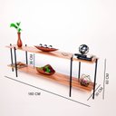 Ver imagem 4 de Aparador Sofa Table Edam para Sala de Estar com 180cm