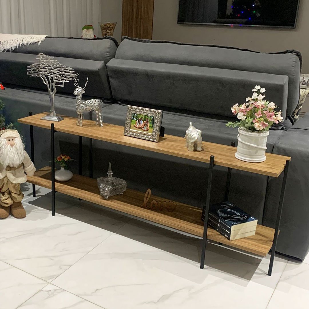 Aparador Sofa Table Edam para Sala de Estar com 180cm - 8