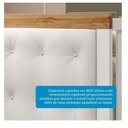Ver mais imagens de Quarto de Bebê Berço com Capitonê e Cômoda com Janelas 100% MDF Retrô Kakau Espresso Móveis Branco/Brilho/Amêndoa