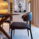 Ver imagem 2 de Conjunto Sala de Jantar Mesa Lisboa Madeira Maciça com 4 Cadeiras Bless