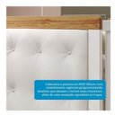 Ver mais imagens de Quarto de Bebê Berço com Capitonê e Cômoda 100% MDF Retrô Kakau Yescasa Branco/Brilho/Amêndoa