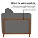 Ver mais imagens de Sofá 03 Lugares Paris Linho 1,74M