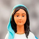 Ver imagem 3 de Imagem de Nossa Senhora Grávida de Borracha Inquebrável - Nossa Senhora do Ó - 20 cm