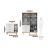 Quarto Infantil com Guarda-roupa e Cômoda com Janelas 100% Mdf Retrô Kakau Espresso Móveis - 5