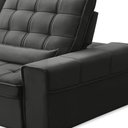 Ver imagem 6 de Sofá Retrátil Reclinável para Sala 3 Lugares 250cm Nebrasca F04 Veludo Cinza Escuro - Lyam Decor