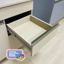 Ver mais imagens de Cozinha Compacta Modulada 4 Peças com Balcão 120cm com Tampo Line Cinza/Gris/Freijó