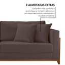 Ver imagem 5 de Sofá 03 Lugares Paris Bouclê 1,74M