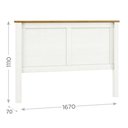 Ver imagem 4 de Cabeceira Queen 160cm Topázio 100% Madeira Maciça