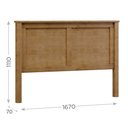 Ver imagem 4 de Cabeceira Queen 160cm Topázio 100% Madeira Maciça