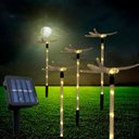 Ver imagem 1 de Pisca Solar Decoração Libélula Led Amarelo Jardim Natal 2,5m