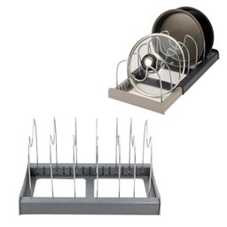 Organizador Tampas Panelas - Formas Gaveta Ajustável - 2