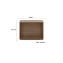 Ver imagem 2 de Armário Aéreo Nicho Micro-ondas 58cm Etna Carvalho Oak Off White - Ssx Multicoisas