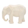 Escultura Elefante em Polirresina Off White Mart 25,5cm - 1