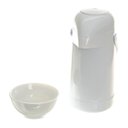 Ver imagem 1 de Garrafa Térmica Magic Pump com Molhadeira Branca 500ml